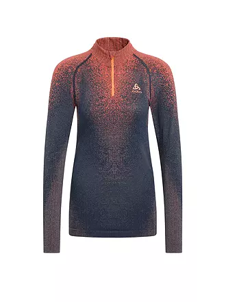 ODLO | Damen Unterzieh Zipshirt Blackcomb Base Layer | 
